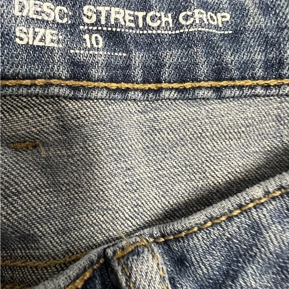 Liz Claiborne Stretched Cropped Jeans Size 10 Women's